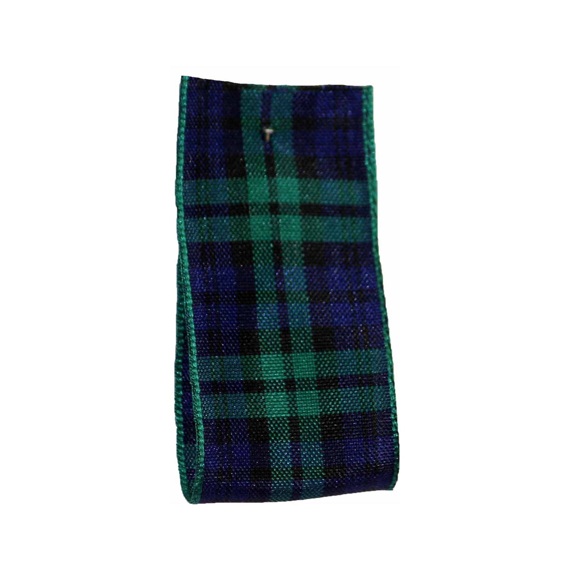 Black Watch Tartan Ribbon Woven By Berisfords Ribbons Article 7622