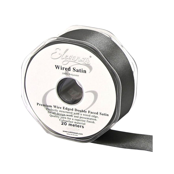 Graphite Wired Edged Ribbons