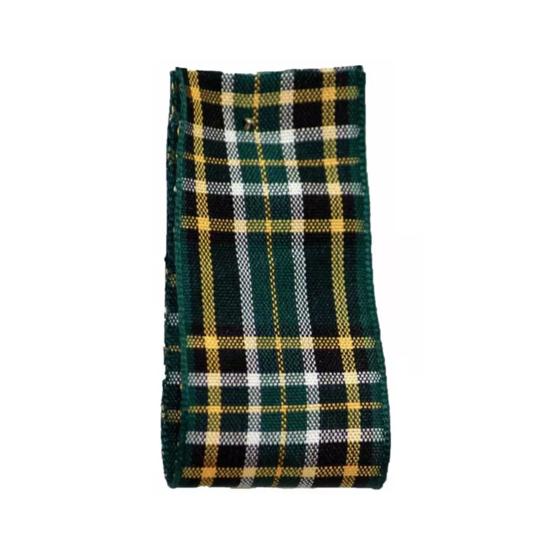 Irish National Tartan Ribbon By Berisfords Article 7622
