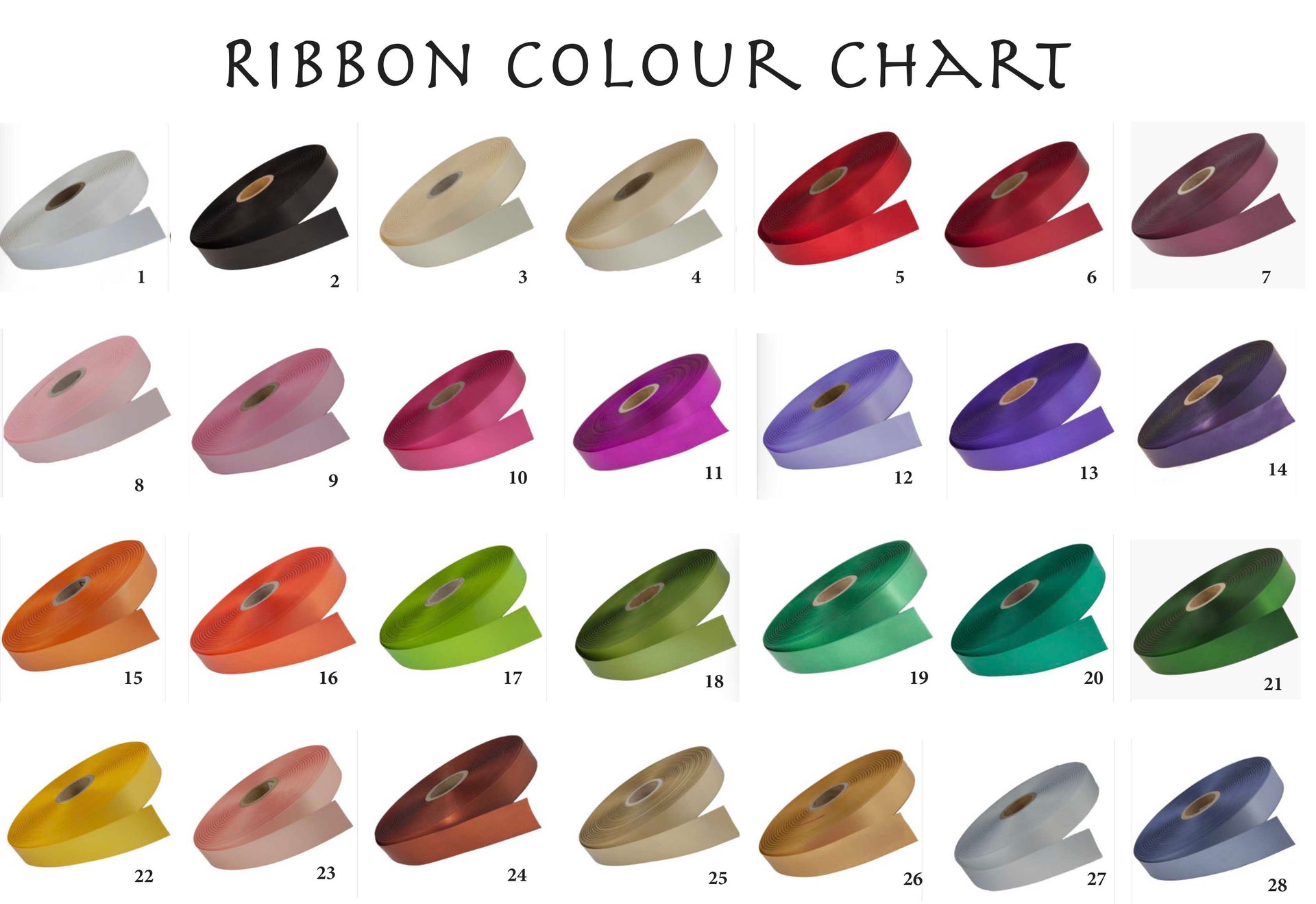 10mm Personalised Printed Ribbon Single Colour