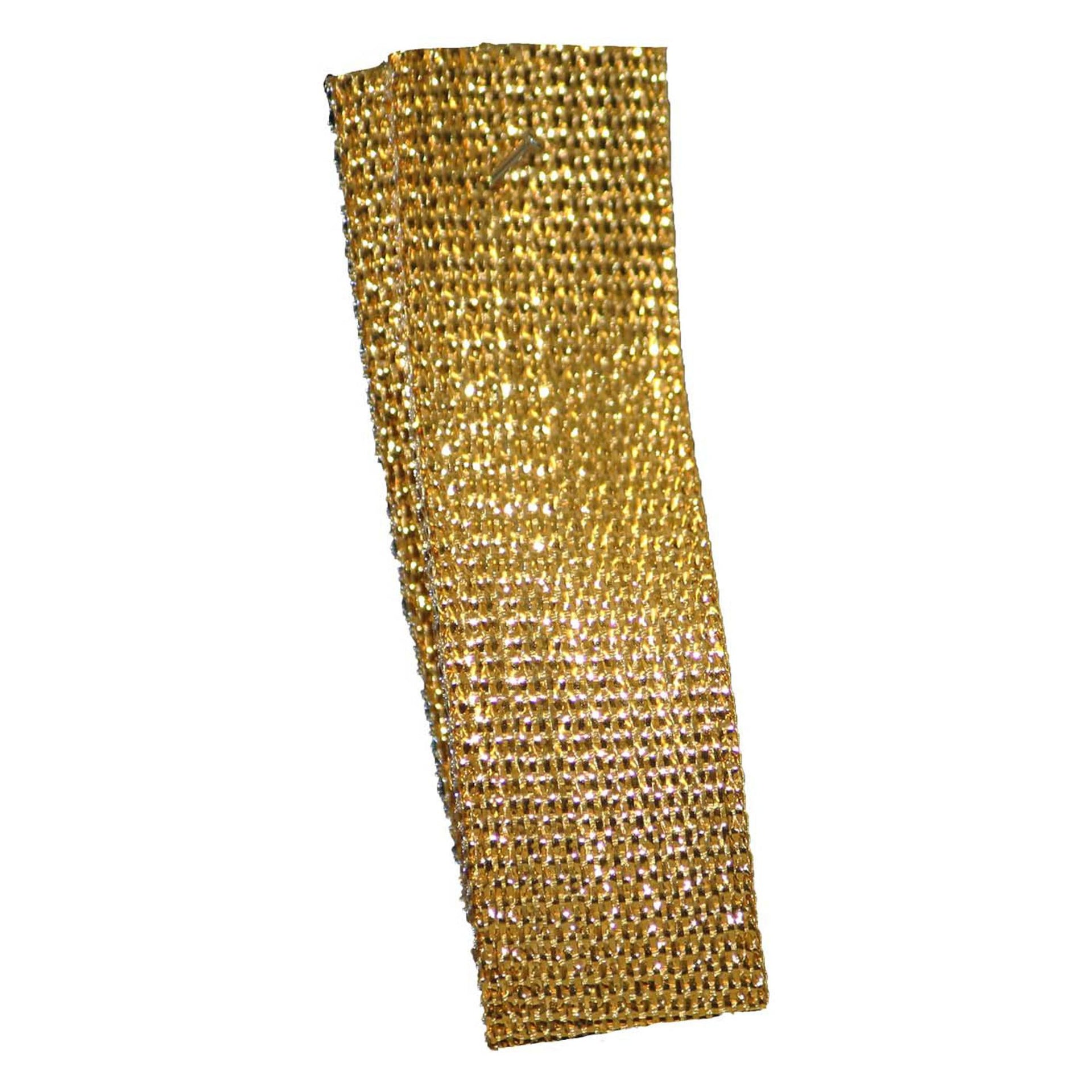 Gold textured metallic look ribbon from Berisfords