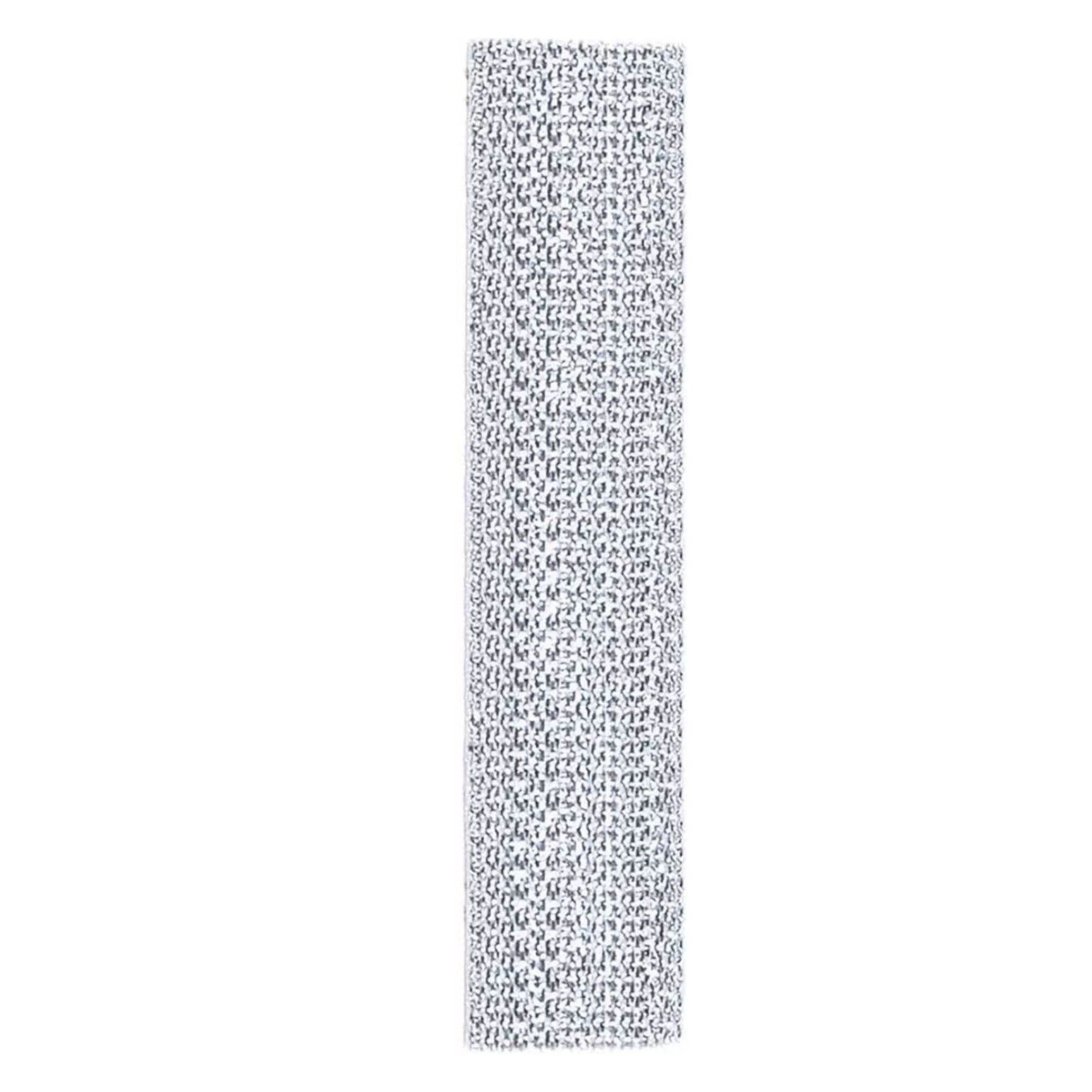 silver metallic textured ribbon by Berisfords