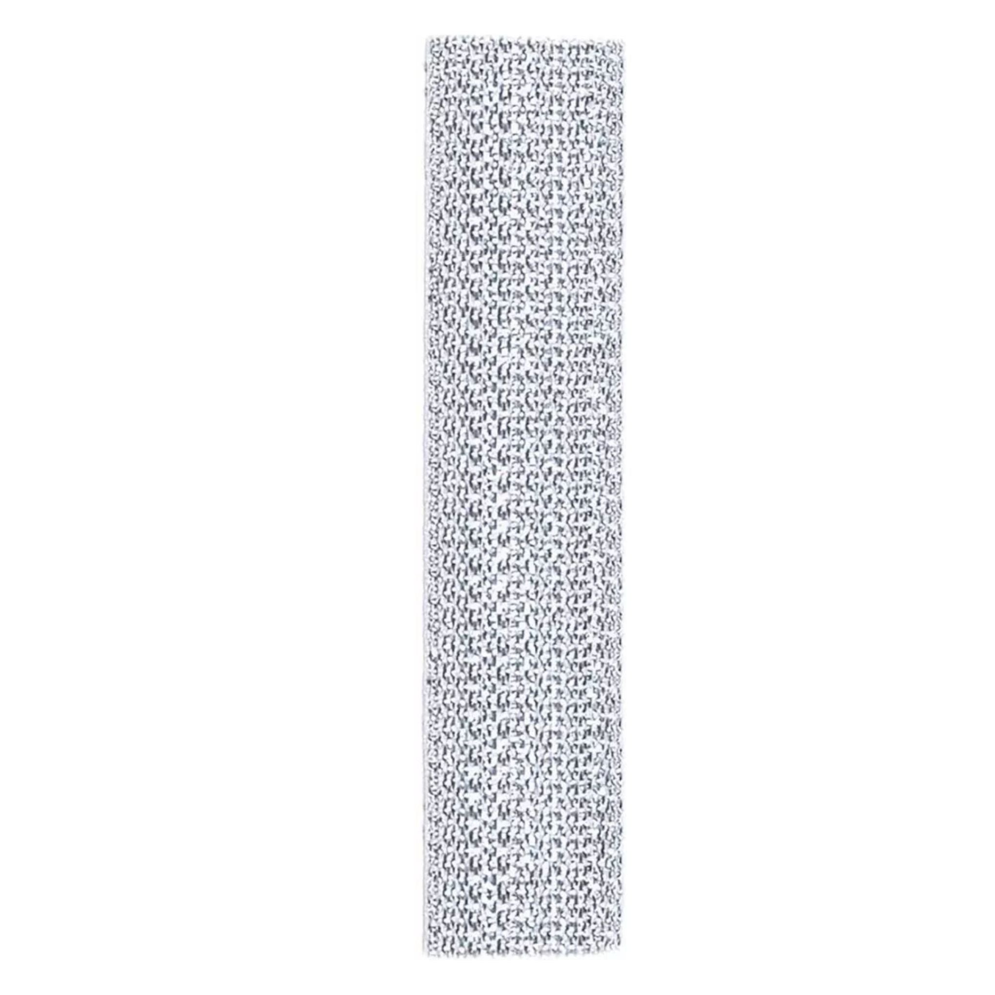 silver metallic textured ribbon by Berisfords